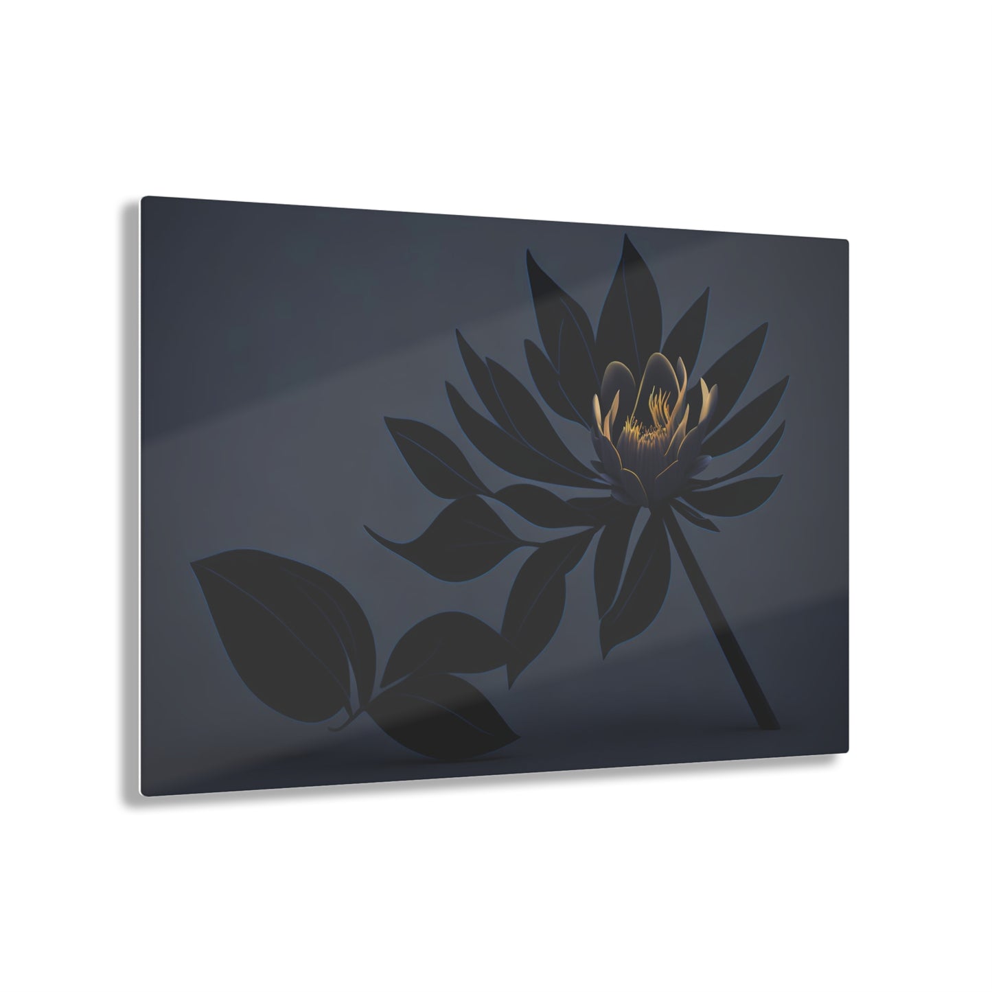 Dark Flower Acrylic Wall art Collection of Wall Art Panels portraying dark flowers with a gothic theme for those dark art lovers 1/6