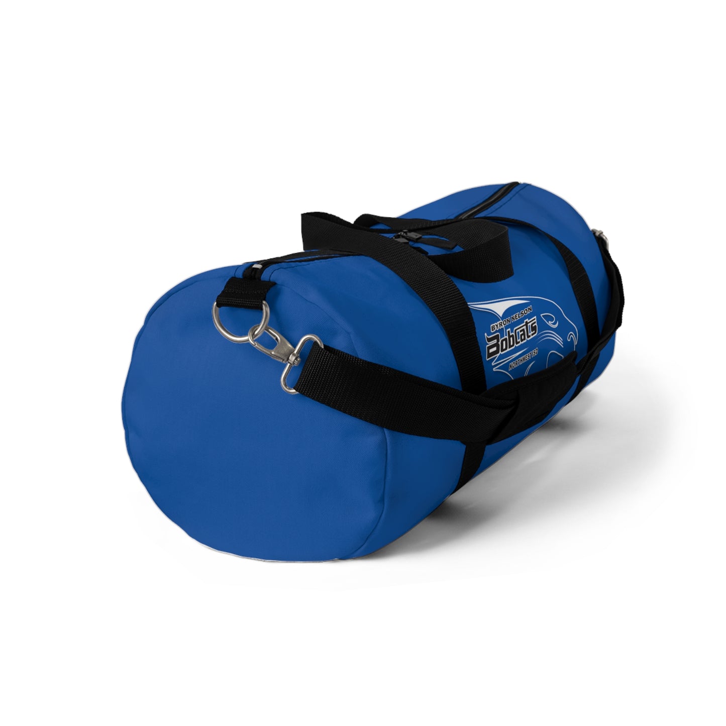 Byron Nelson Bobcats NWISD Duffel Bag available in 2 sizes for showing team spirit on and off of the field.