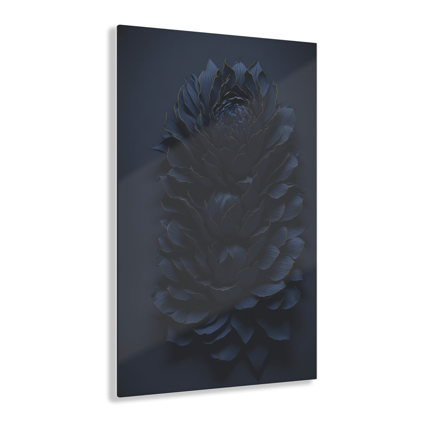 Darkest Flower Acrylic Wall art Collection of Wall Art Panels portraying dark flowers with a gothic theme for those dark art lovers 4/6