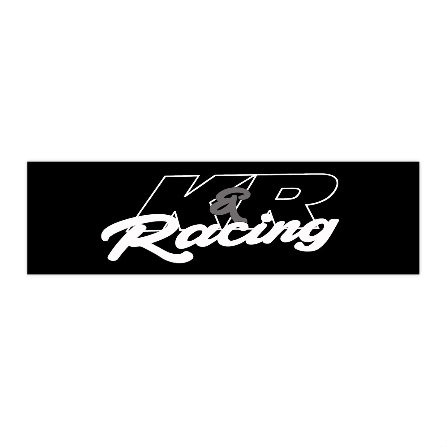 K&R Racing Bumper Stickers - Perfect for Car Enthusiasts and Racing Fans