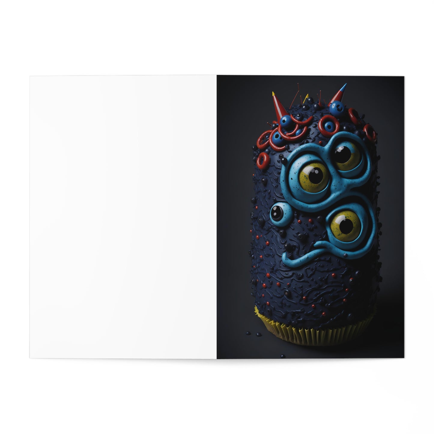 Happy Birthday Monster Greeting Cards (7 pcs) Design 8 of 15