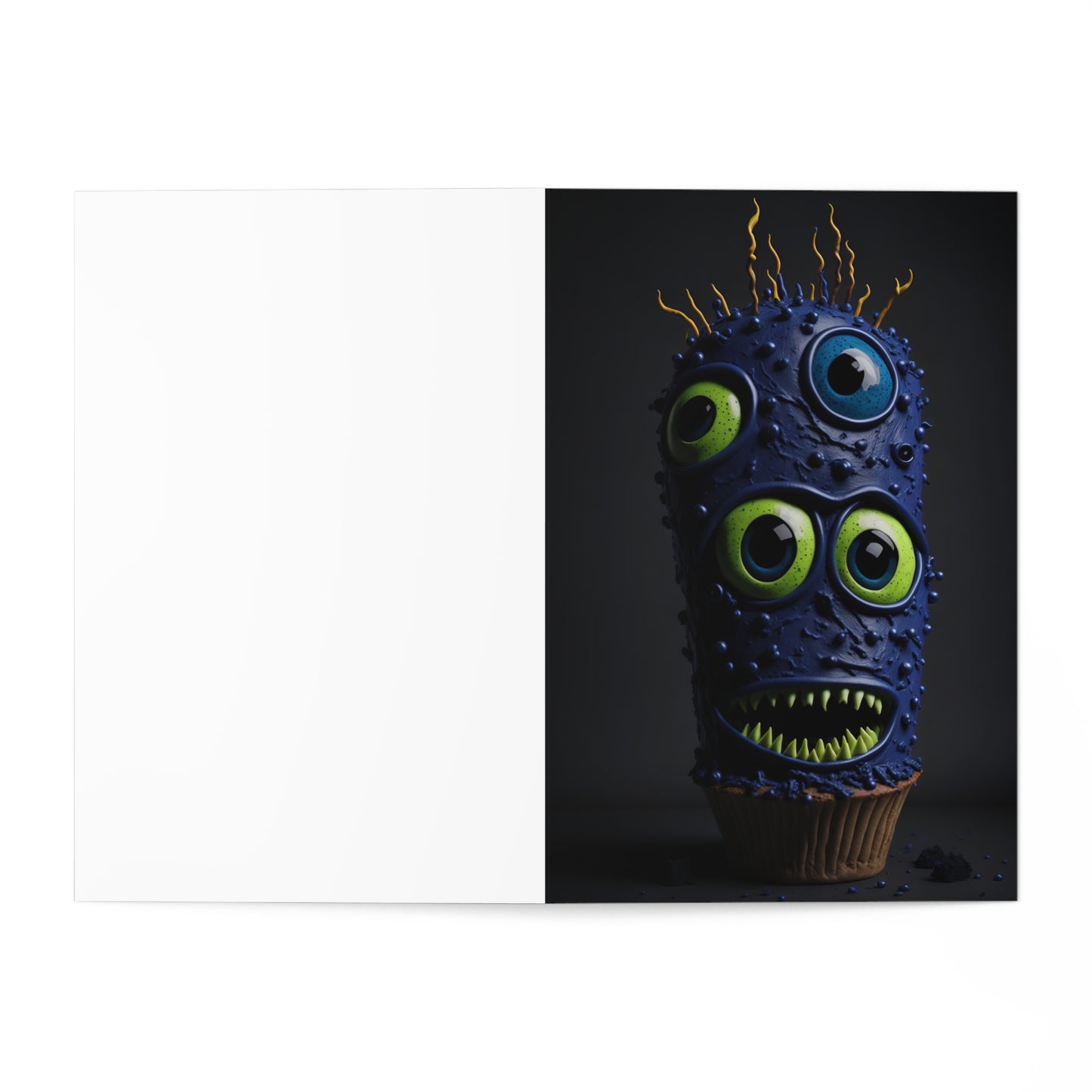 Happy Birthday Monster Greeting Cards (7 pcs) Design 2 of 15