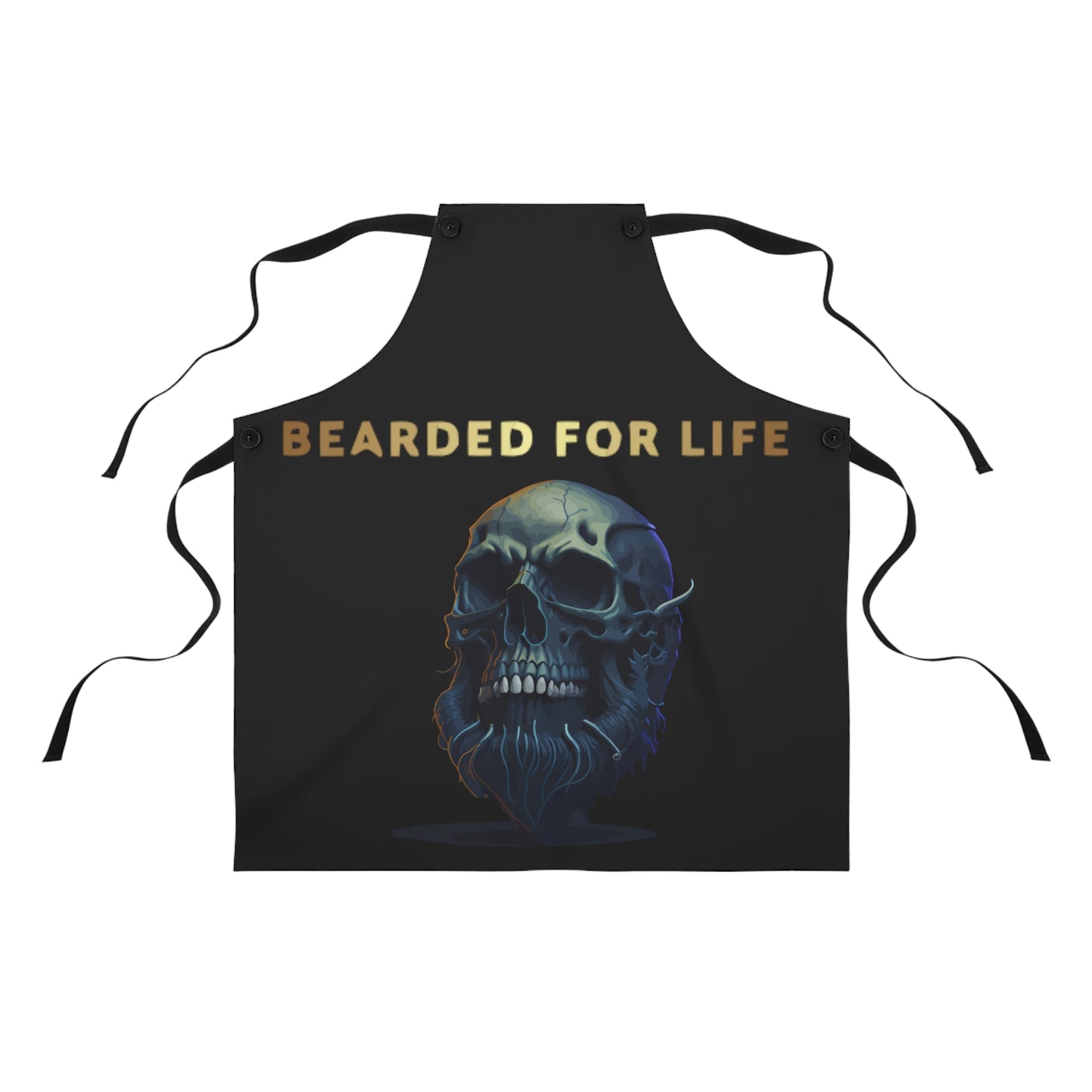 Bearded for Life apron for that bearded man that's beard just wont quit on fathers day apron for grilling and proclaimimg love for beards 2