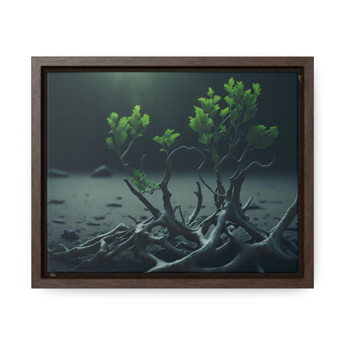 New life Gallery Canvas Wrap artwork depicting a fresh start at life in a barren wasteland