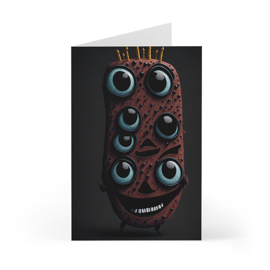 Happy Birthday Monster Greeting Cards (7 pcs) Design 1 of 15