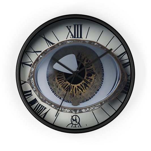Steampunk Eyes Analog Wall Clock design 3/4