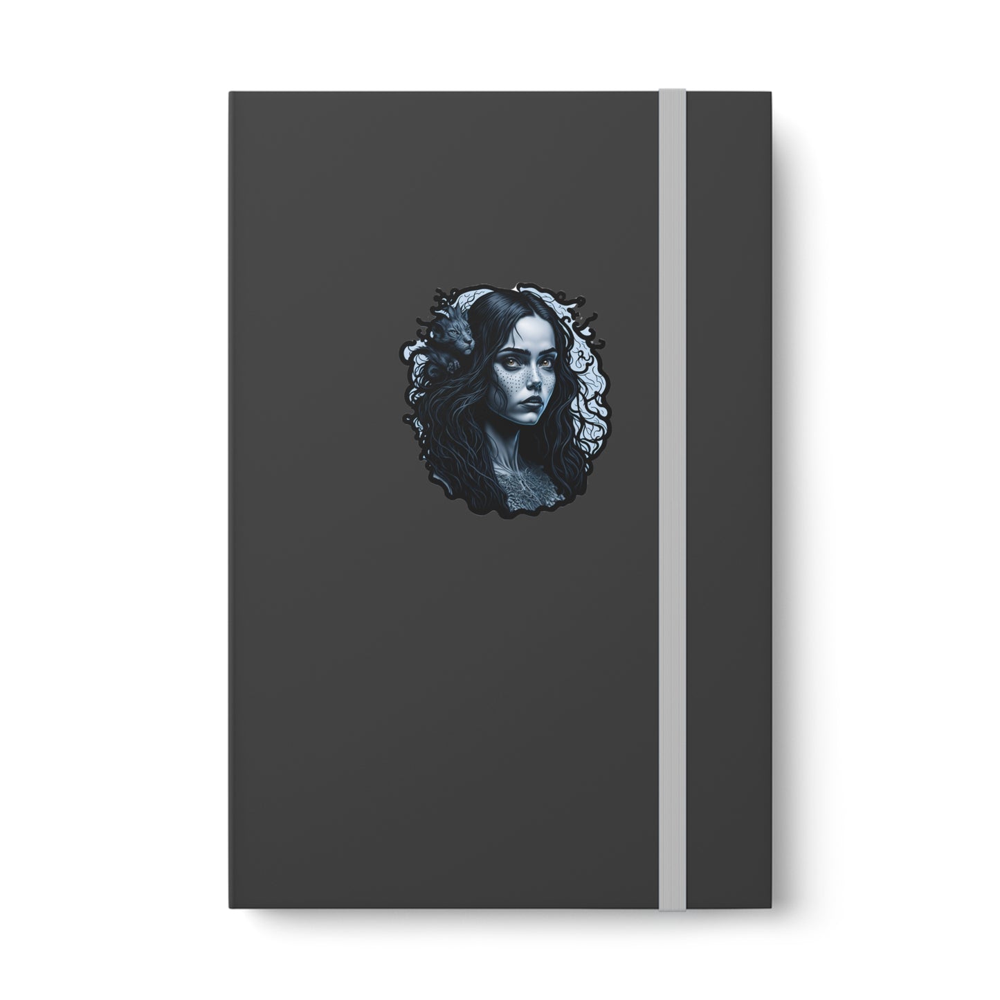 Dark Alice Notebook Ruled available in 4 contrasting colors for those gothic alice in wonderland alternative wonderland fans