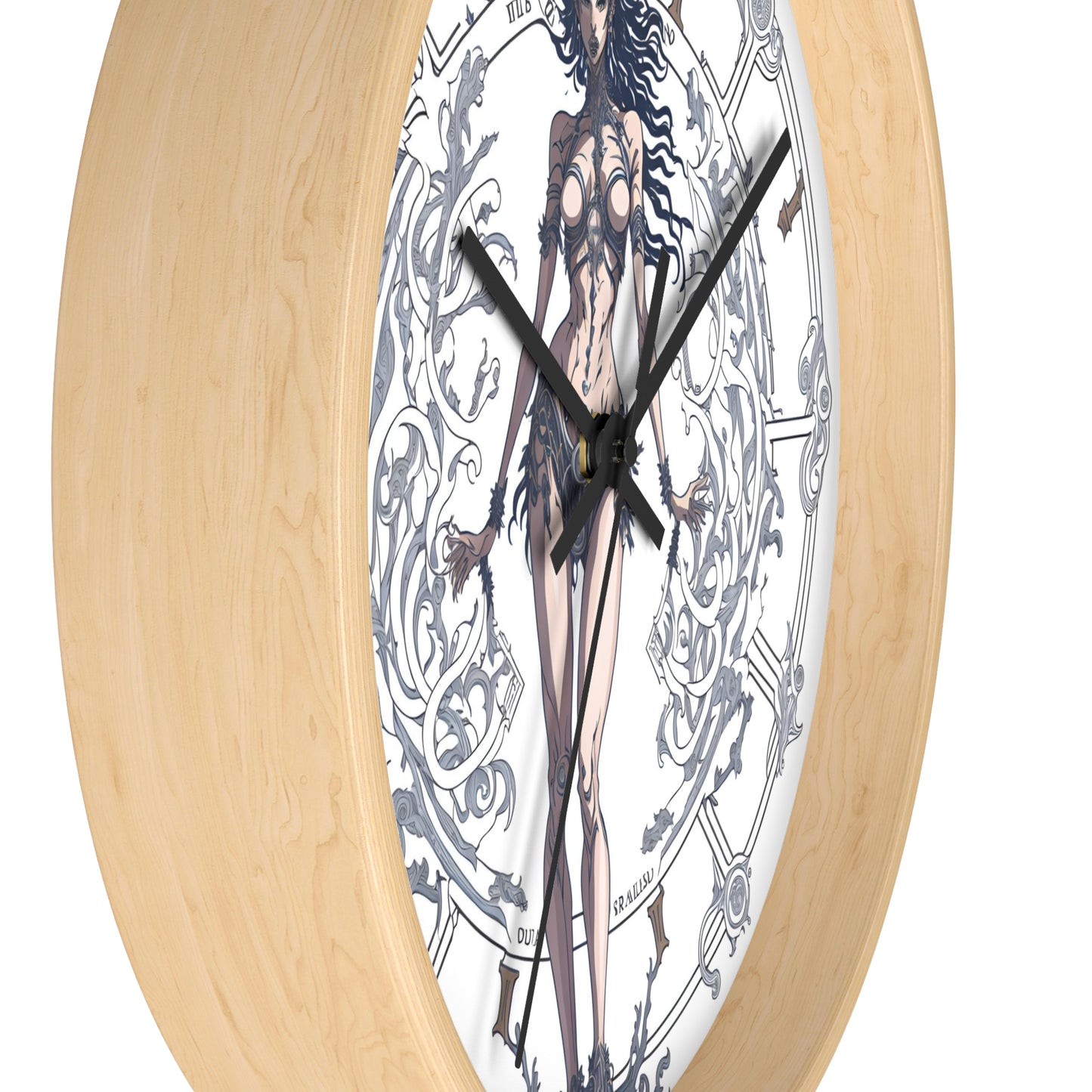 Celestial Goddess Wall Clock design 2 celestial goddess Analog Wall Clock design for those fantasy lovers the library