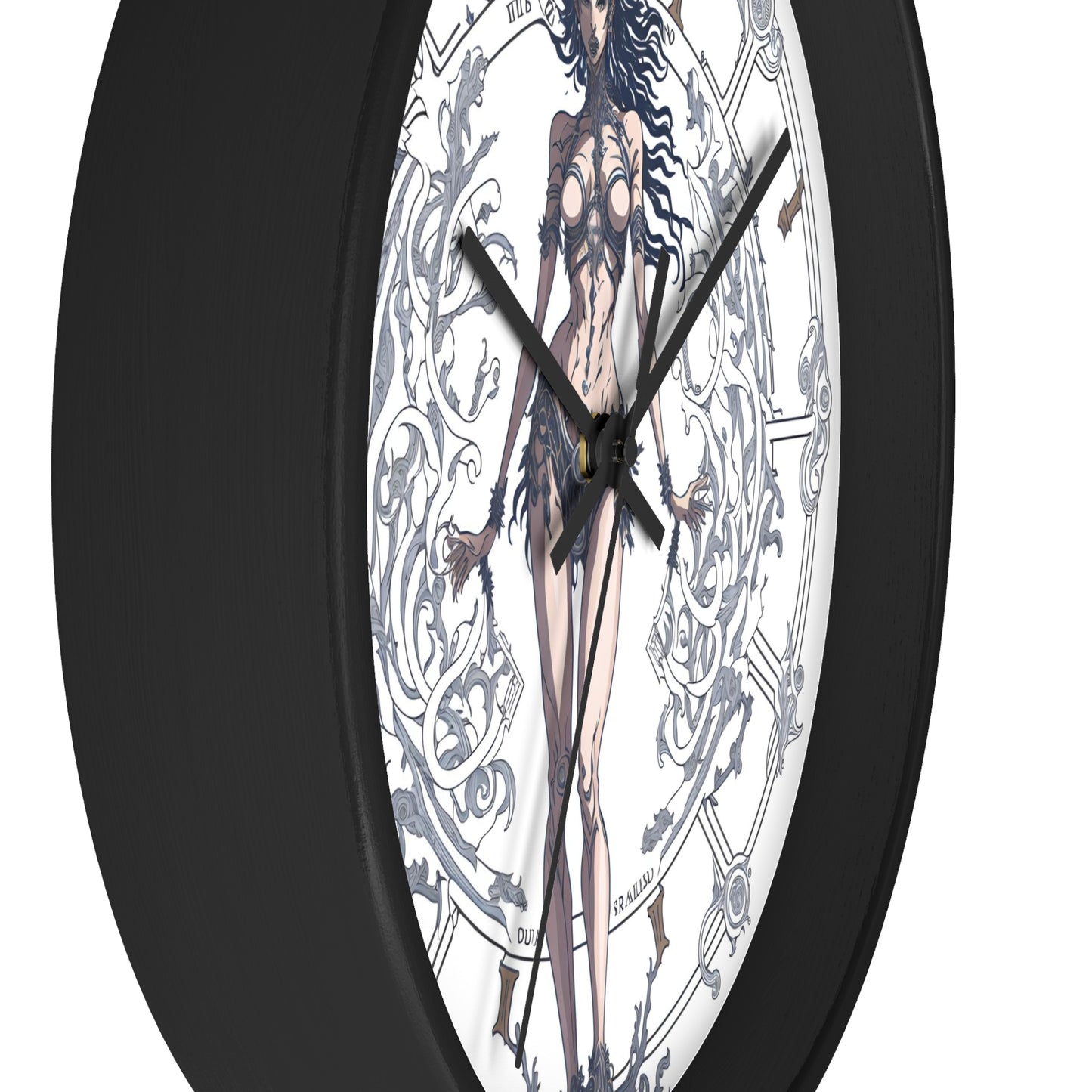 Celestial Goddess Wall Clock design 2 celestial goddess Analog Wall Clock design for those fantasy lovers the library