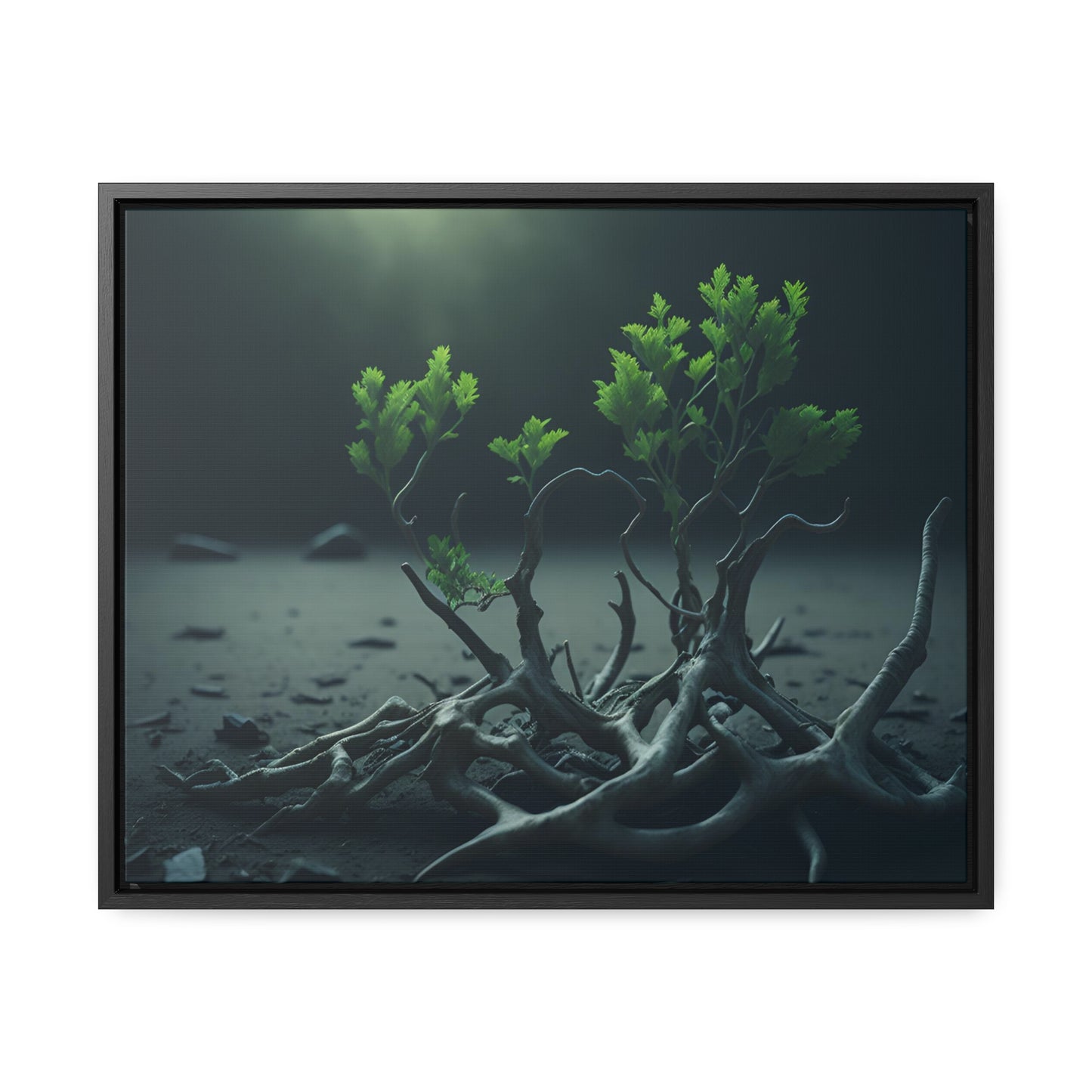 New life Gallery Canvas Wrap artwork depicting a fresh start at life in a barren wasteland