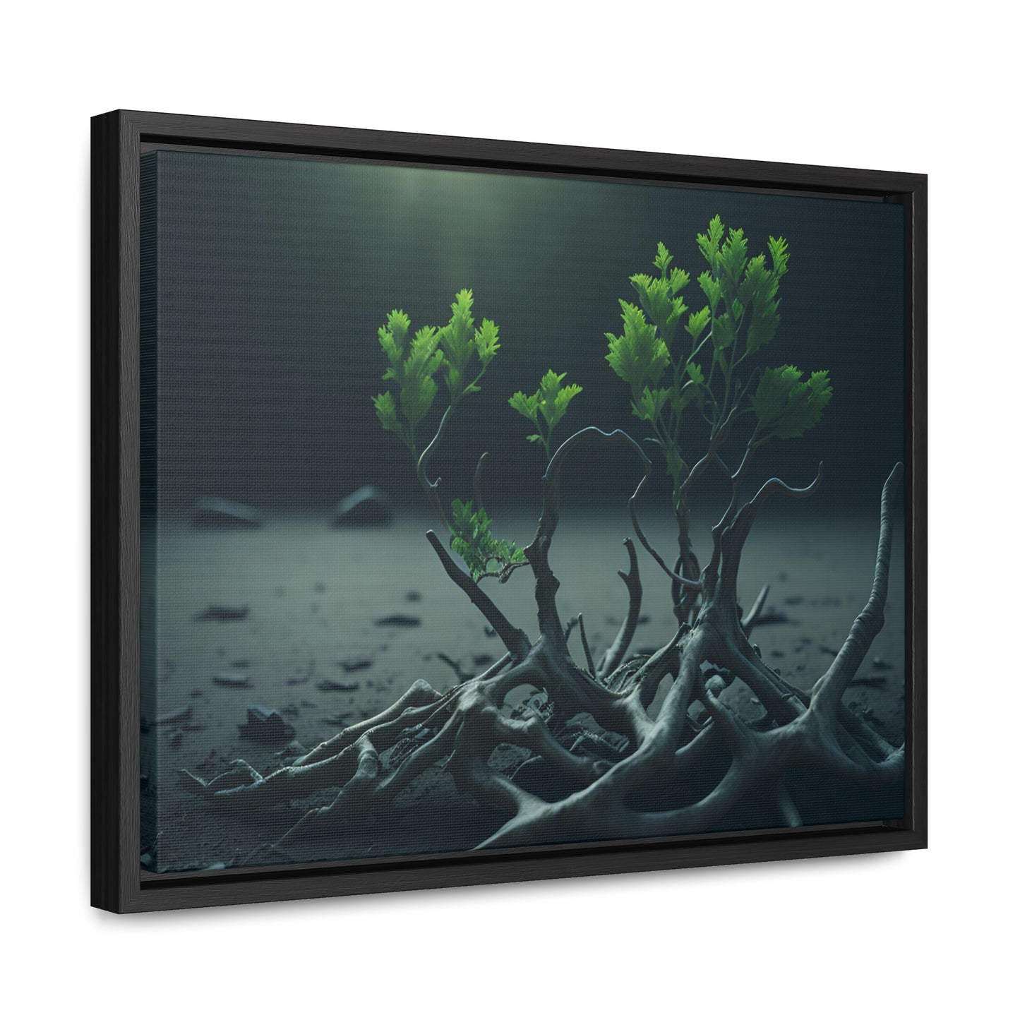 New life Gallery Canvas Wrap artwork depicting a fresh start at life in a barren wasteland