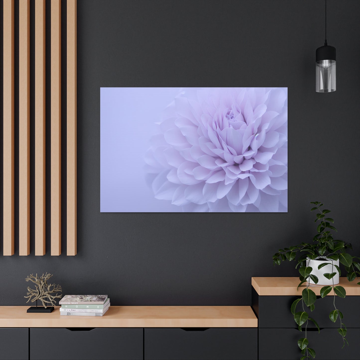 Soft Art White Flower canvas wrap around Soft pink and white print for a soft clean home decor Soft floral art canvas print for the bathroom