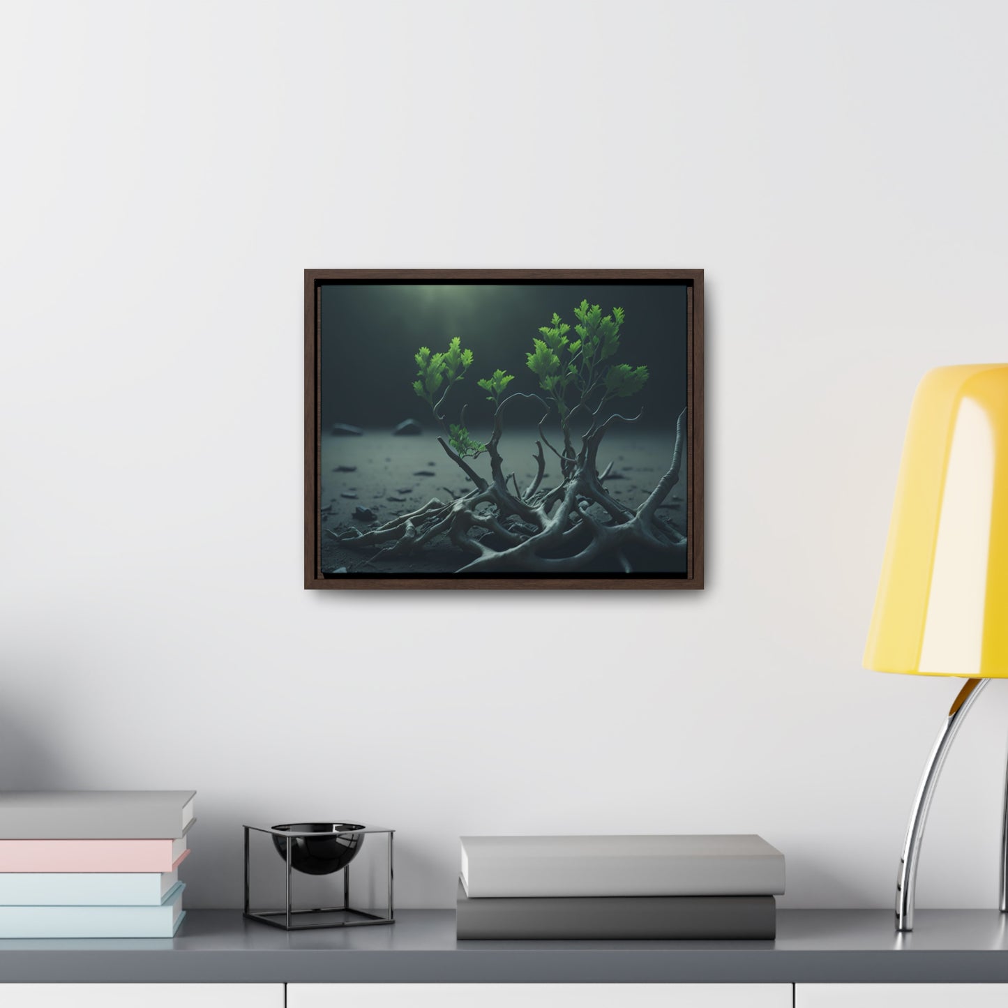 New life Gallery Canvas Wrap artwork depicting a fresh start at life in a barren wasteland