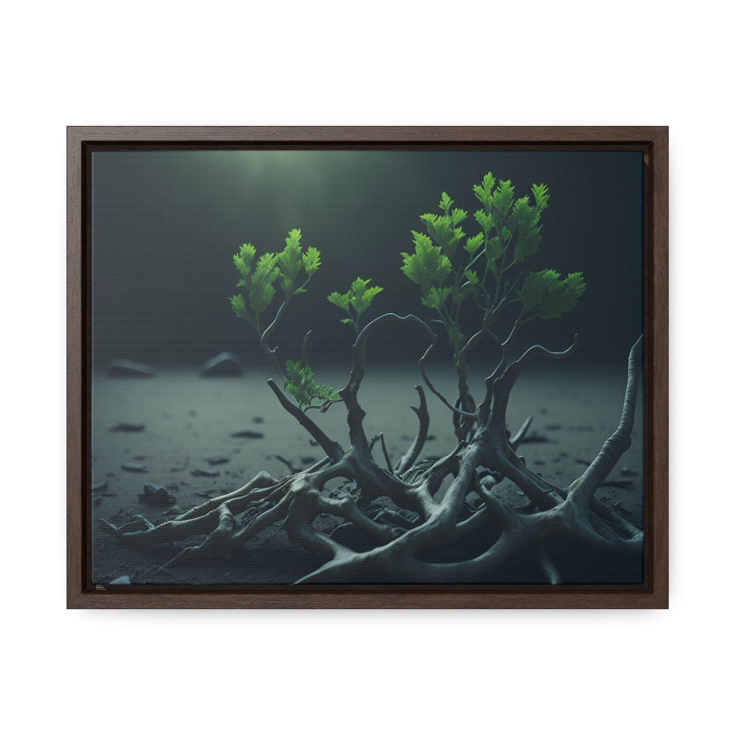 New life Gallery Canvas Wrap artwork depicting a fresh start at life in a barren wasteland