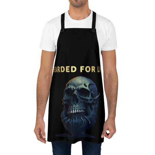 Bearded for Life apron for that bearded man that's beard just wont quit on fathers day apron for grilling and proclaimimg love for beards 2