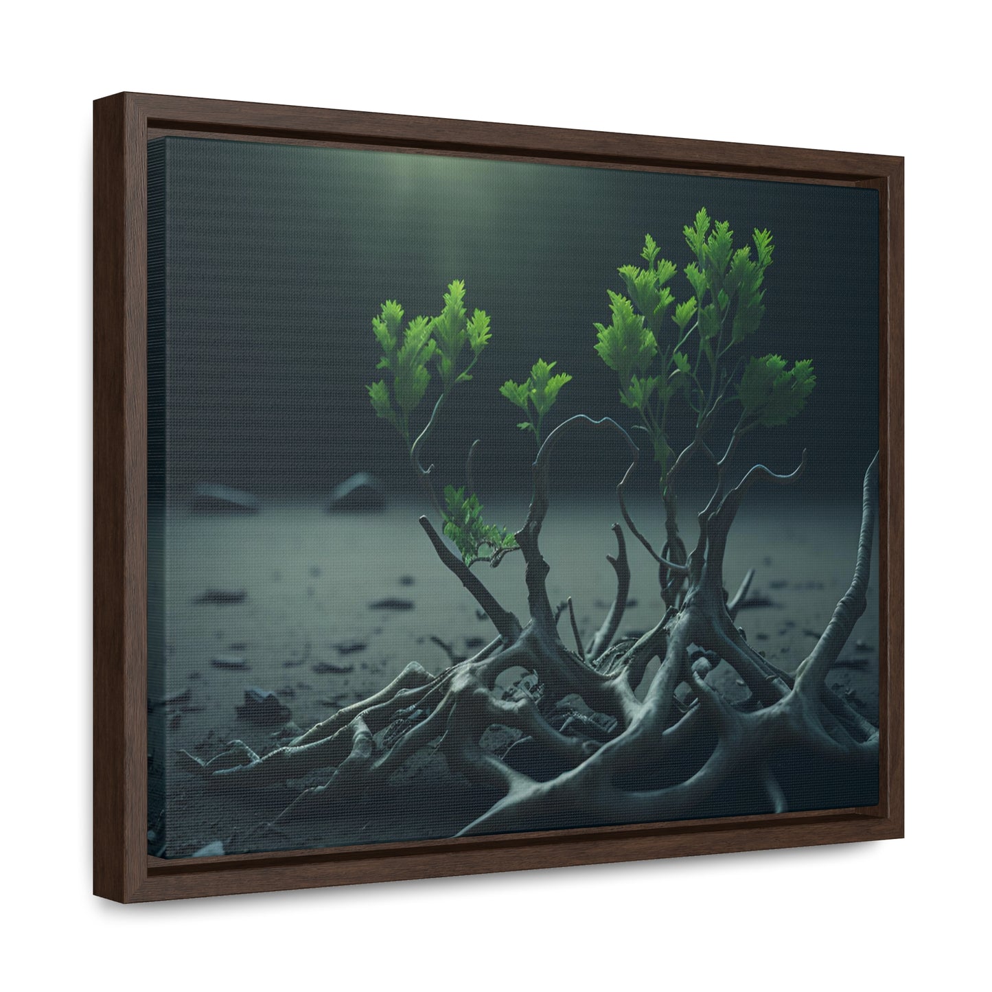 New life Gallery Canvas Wrap artwork depicting a fresh start at life in a barren wasteland