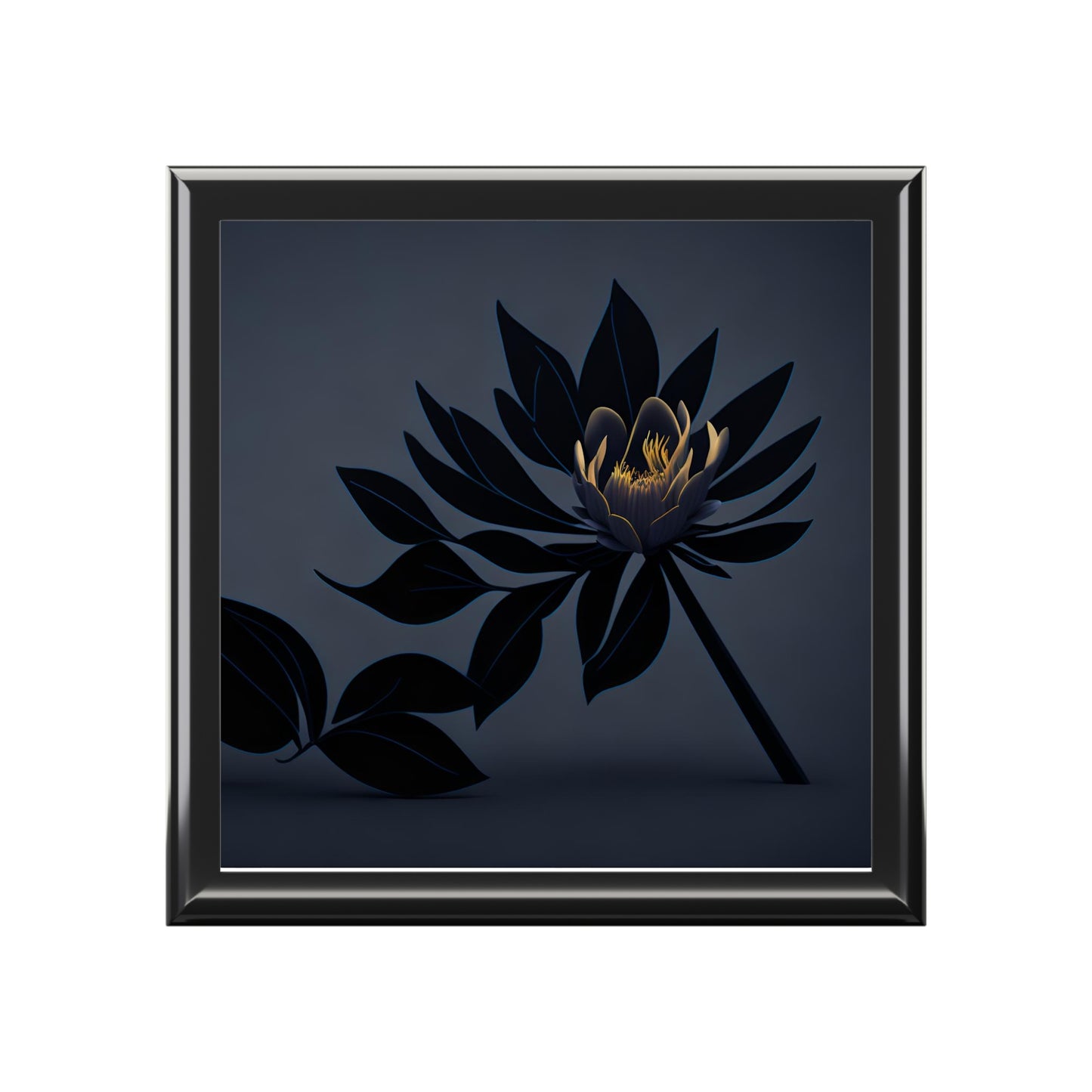 Dark Flower Jewelry Box for the goth loving jewlery collector.