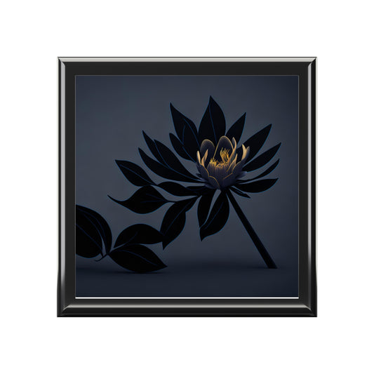 Dark Flower Jewelry Box for the goth loving jewlery collector.