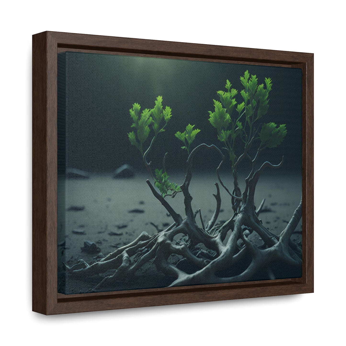 New life Gallery Canvas Wrap artwork depicting a fresh start at life in a barren wasteland