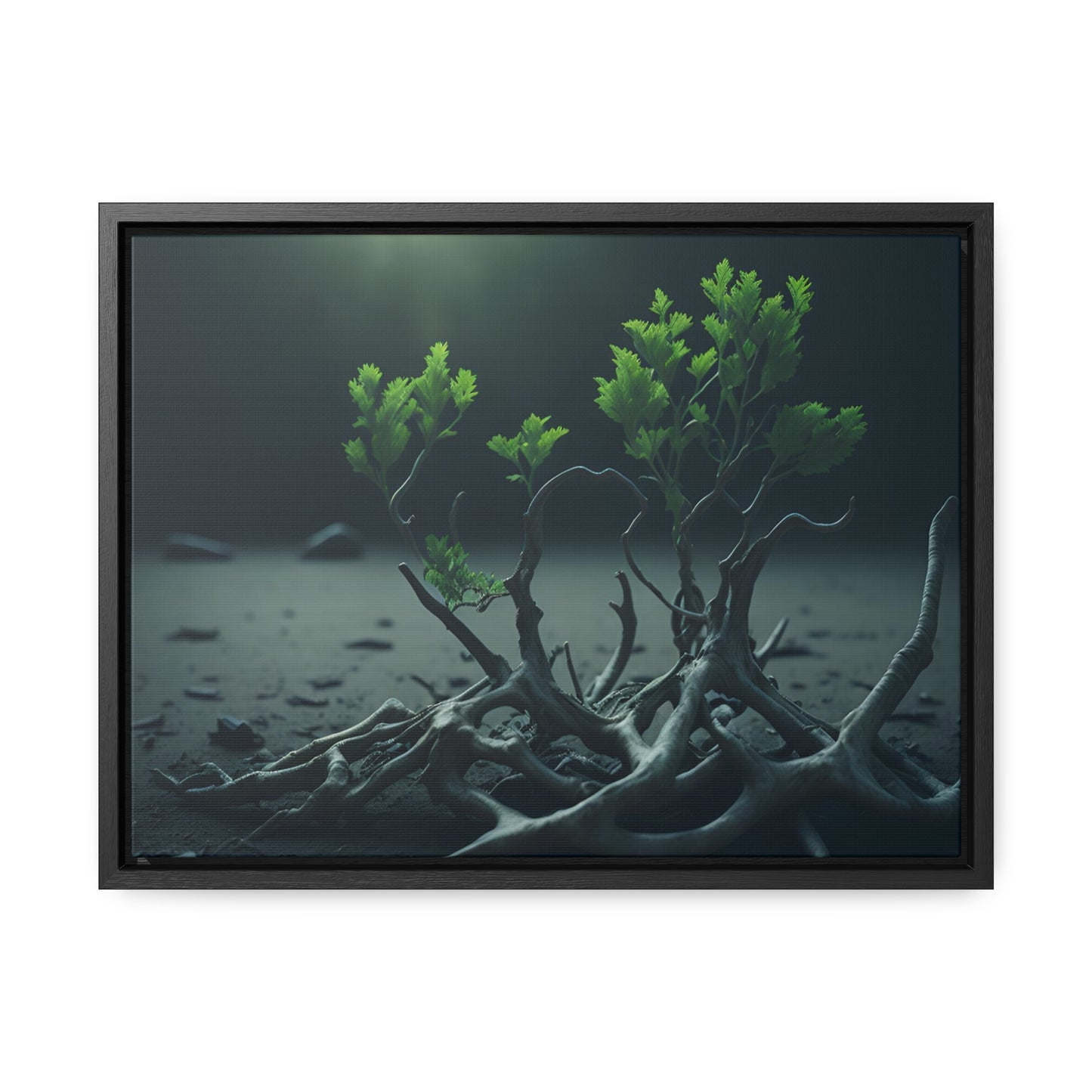 New life Gallery Canvas Wrap artwork depicting a fresh start at life in a barren wasteland