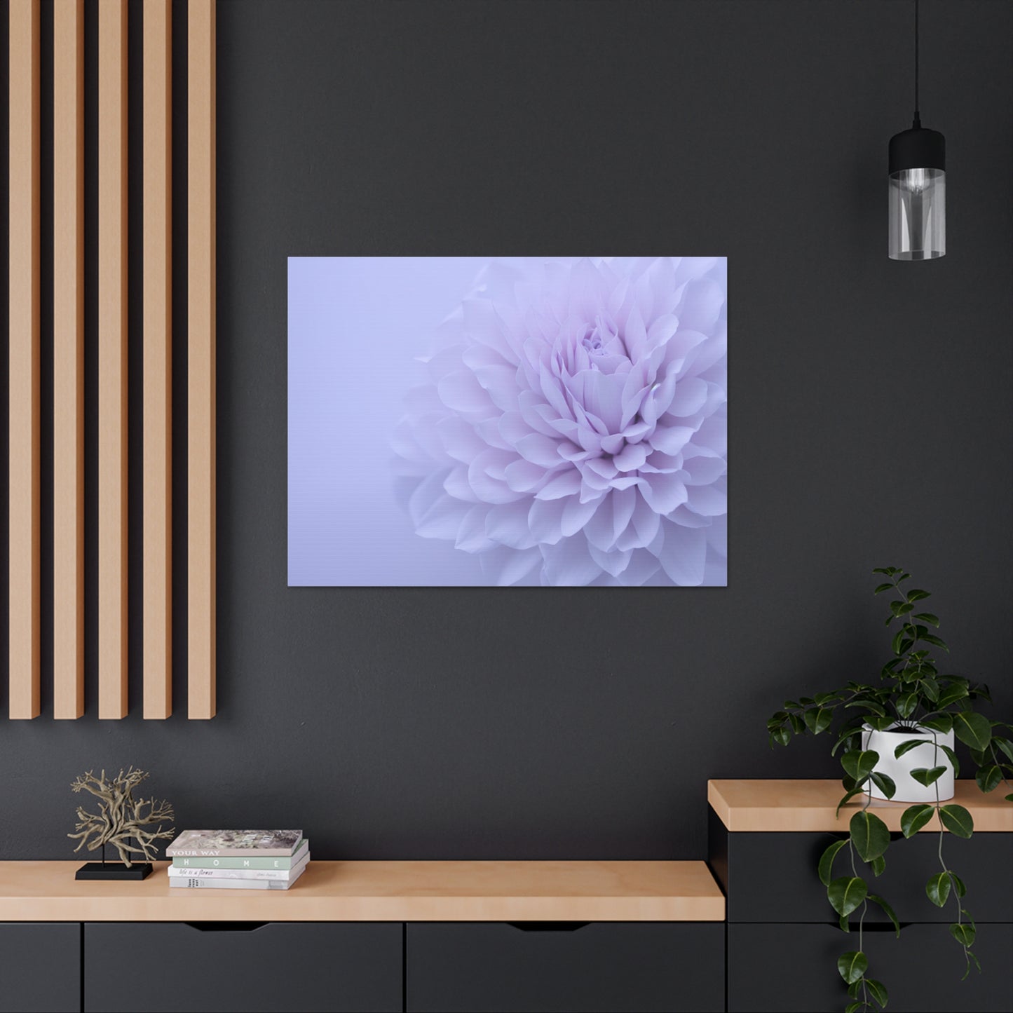 Soft Art White Flower canvas wrap around Soft pink and white print for a soft clean home decor Soft floral art canvas print for the bathroom