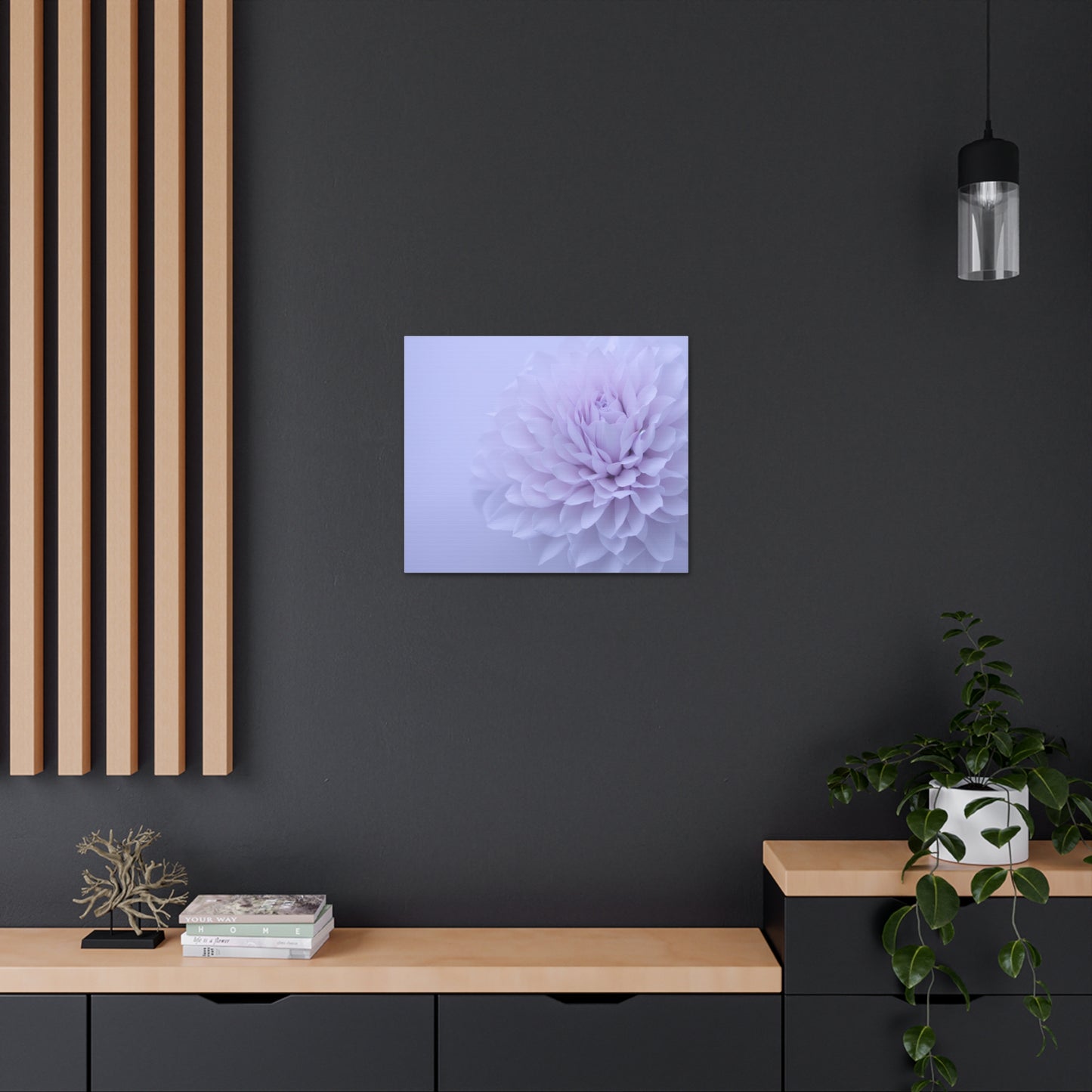 Soft Art White Flower canvas wrap around Soft pink and white print for a soft clean home decor Soft floral art canvas print for the bathroom