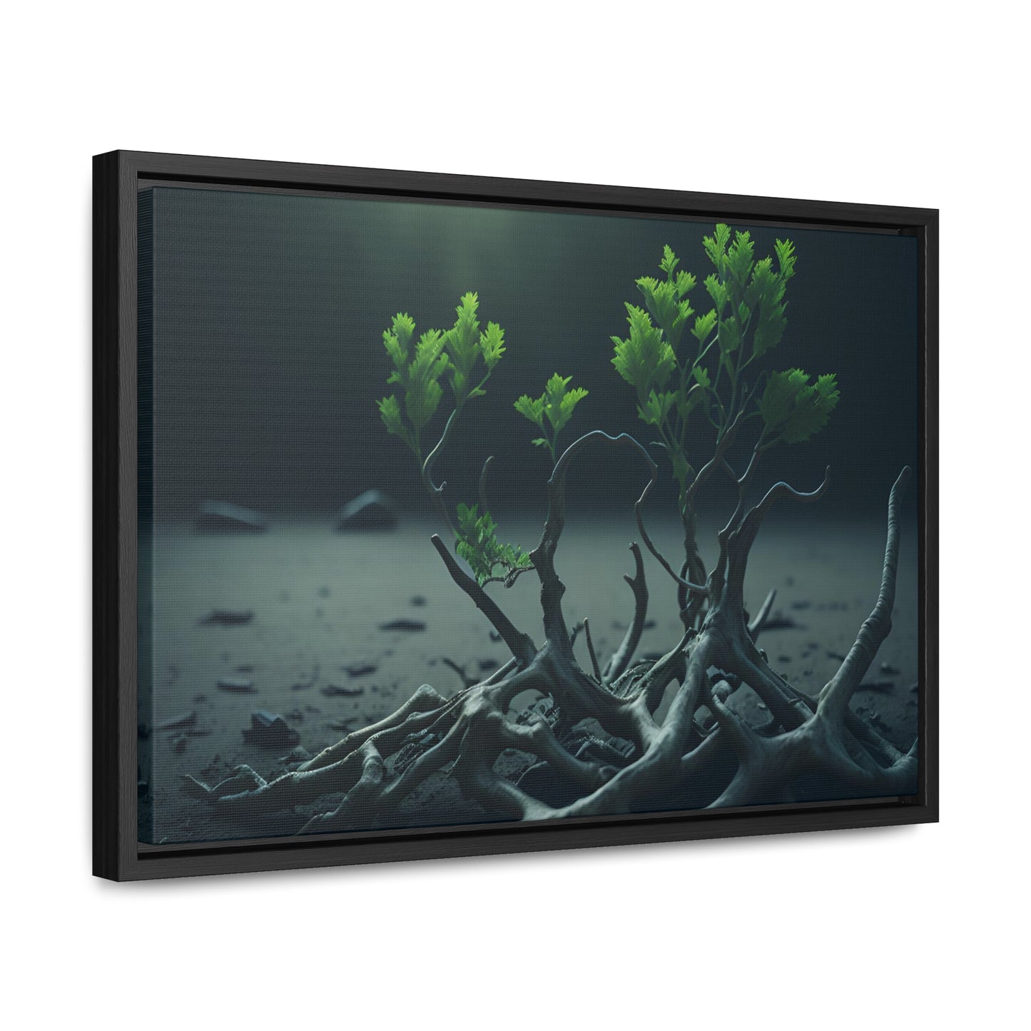 New life Gallery Canvas Wrap artwork depicting a fresh start at life in a barren wasteland