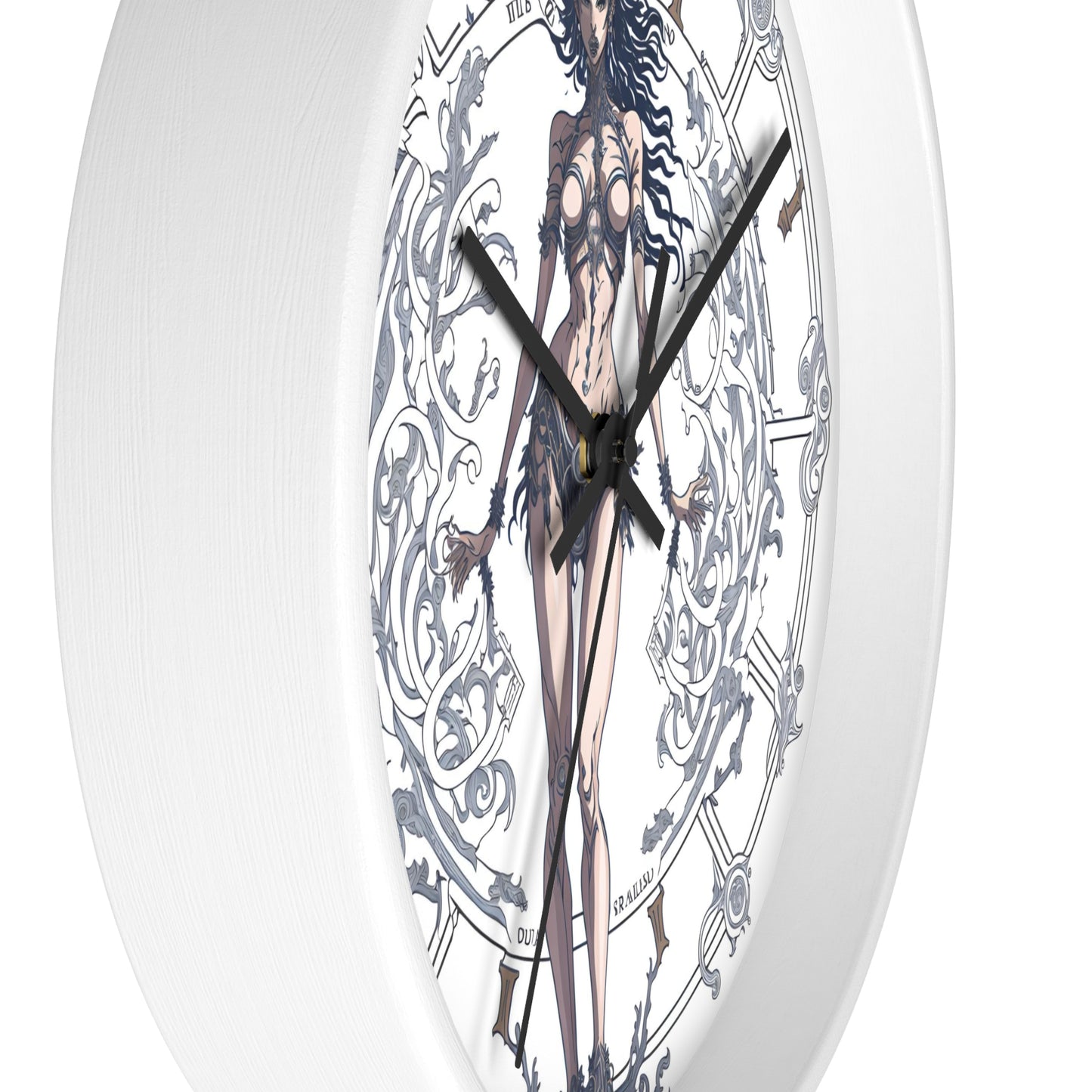 Celestial Goddess Wall Clock design 2 celestial goddess Analog Wall Clock design for those fantasy lovers the library