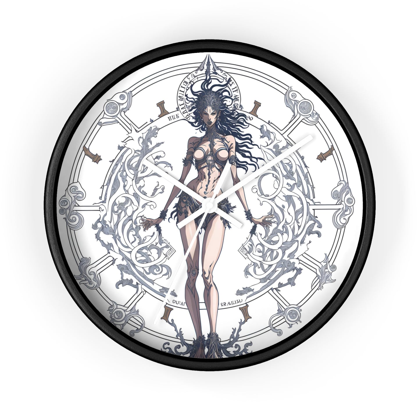 Celestial Goddess Wall Clock design 2 celestial goddess Analog Wall Clock design for those fantasy lovers the library