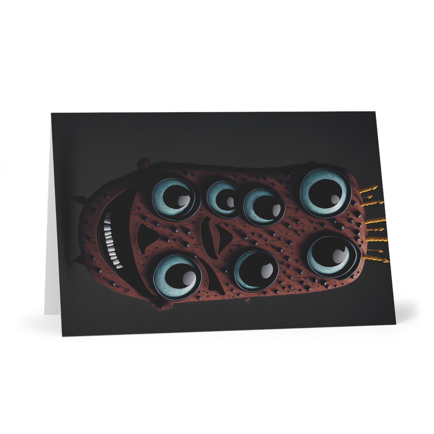 Happy Birthday Monster Greeting Cards (7 pcs) Design 1 of 15