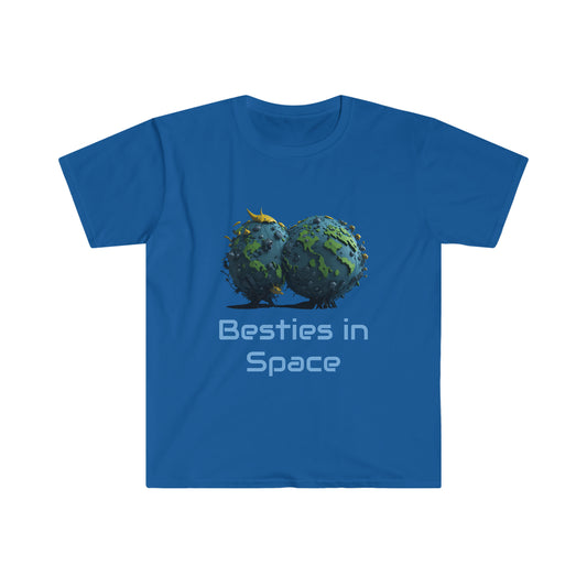 Besties in Space T-Shirt for best friends gift for Science Fiction book fans planet xorax zee lolo tshirt tee assorted colors sizes unisex